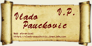 Vlado Paučković vizit kartica